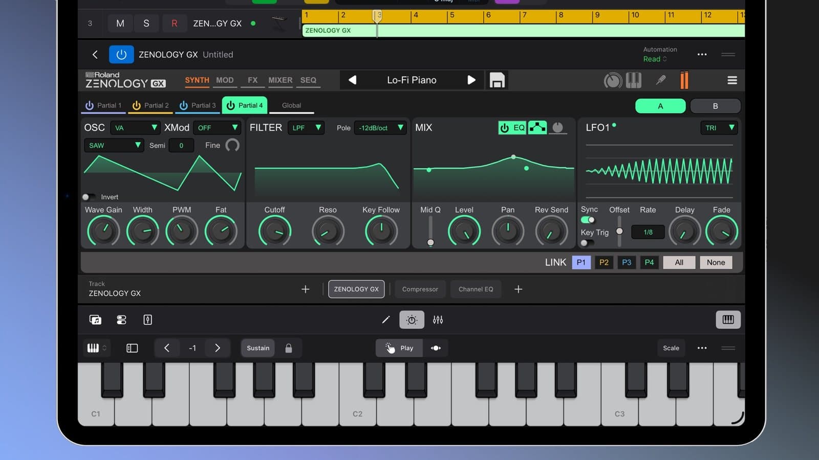 Cover Image for ZENOLOGY GX for iPad Gains AUv3: Free Roland ZEN-Core in Your DAW